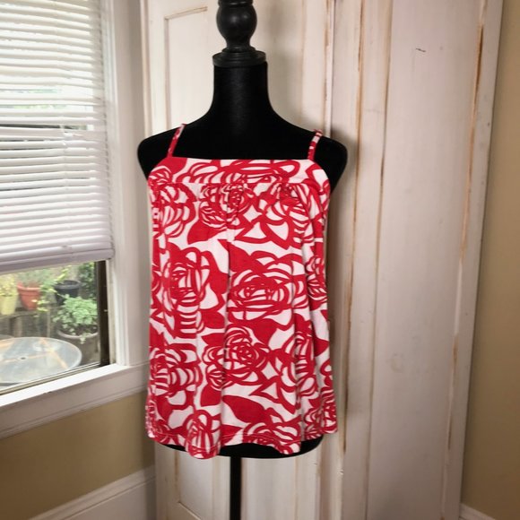 Cosabella camisole red floral large - Picture 5 of 9